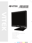 Vitek VTM-LCD194P User`s guide