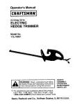 Craftsman 172.79957 Operator`s manual