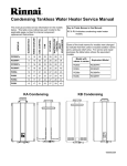 Rinnai RC98I Service manual