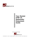 AV123 ULW-10 Owner`s manual