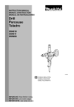 Makita DS4010 Instruction manual