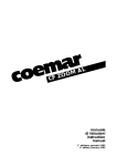 Coemar CF 1200 Hard Edge Instruction manual