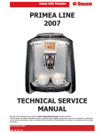 Saeco PRIMEA TOUCH CAPPUCCINO Service manual