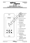 BT 1050 Technical information