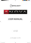 Rotolight Anova Specifications