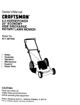Craftsman 917.387430 Owner`s manual
