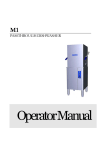 Washtech star M1-3 Operating instructions