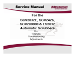 Minuteman SCV2832E Service manual