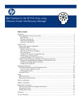 Best Practices for the HP EVA Array using VMware vCenter Site