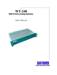 Witura GSM VOIP Gateway Series User manual