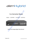 AlienHybrid ALIEN804 Instruction manual