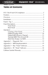 Table of Contents Digipatch 12x6™ MANUAL - M