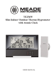 Meade TE256W User manual