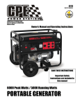 Champion Power Equipment 41111 Owner`s manual