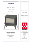 Monaco 134 06 05 Operating instructions