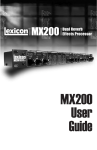 Yamaha MX200-16 User guide