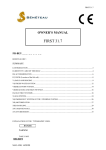 BENETEAU First 31.7 Owner`s manual