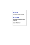 Advantech PCI-1753E User manual