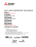 Mitsubishi Electric WD-60C8 Specifications