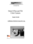 RS Technical Services Omni II 10-1620 Operator`s manual