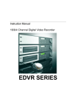 EverFocus EDVR 16D1 Instruction manual