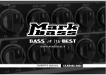 MarkBass CLASSIC 300 Owner`s manual