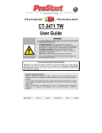 ProStart CT-3471 TW User guide