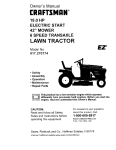 Craftsman EZ3 917.270774 Owner`s manual