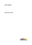 Axis CAMERA STATION - User`s manual