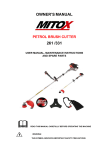 Mitox 331 Owner`s manual