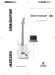 Behringer iAXE393 User`s manual