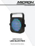Microh LED SLIM P64 User manual