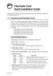 SIIG RS-232 to Multi-Mode Fiber Optic Installation guide