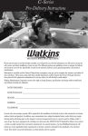 Watkins C45 Owner`s manual