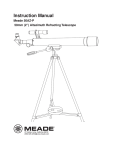 Meade 50 AZ-T Instruction manual