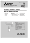 Mitsubishi Mr.Slim PKA-A.GAL Service manual