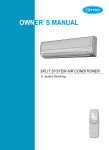 Carrier G Series Heating Owner`s manual