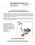 Winston EAGLE V42-DD Operating instructions