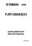 Yamaha 2006 FJR1300AS Service manual