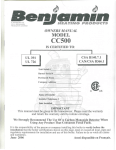 Benjamin Heating products CC500 Unit installation