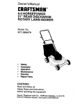 Craftsman 917.389470 Owner`s manual