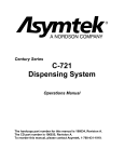 Asymtek C-721 Specifications
