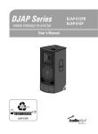 Audiopipe DJAP-612PB User`s manual
