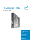 Dell PowerEdge M820 Systems Specifications