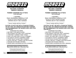 Moroso 74016 Owner`s manual
