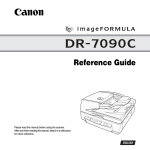 Canon DR 7090C - imageFORMULA - Document Scanner Technical data