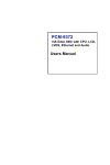 Advantech PCM-9372 User`s manual