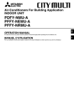 Mitsubishi PDFY-NMU-A Specifications