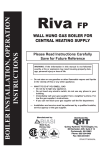 Riva FP Installation manual