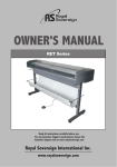 Royal Sovereign RET-2500 Owner`s manual